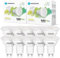 Aigostar - Bombilla LED 8W GU10， Luz calida 3000K， 640lm， Esmerilada， no regulable - 10 unidades