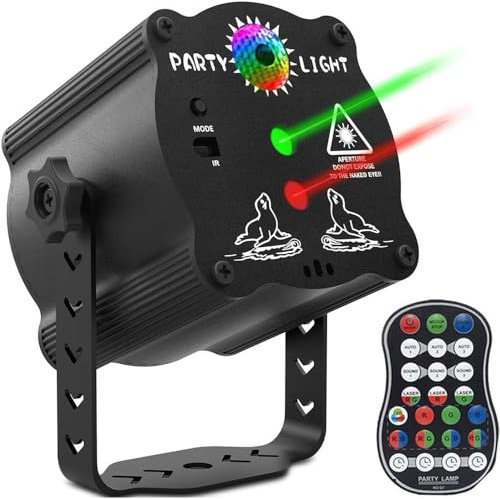 WhYaTT Christmas Projector Light - 60 Pattern Led Light Show with Remote Control Timer for Outdoor Waterproof Party Lights and Garden Decor