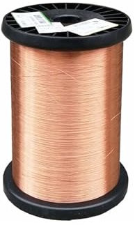Generico Filo di Rame Smaltato, Diametro 0.1-0.2mm, 100g Bobina di Rame per Induttori di Trasformatori (Taglia : 0.20mm)