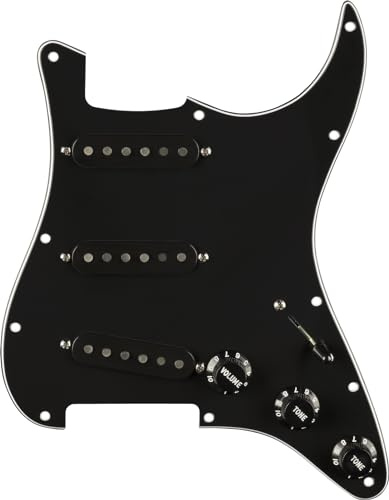 Fender '59 Strat Pre-Wired Pickguard Black - Single Coil Tonabnehmer für Gitarren