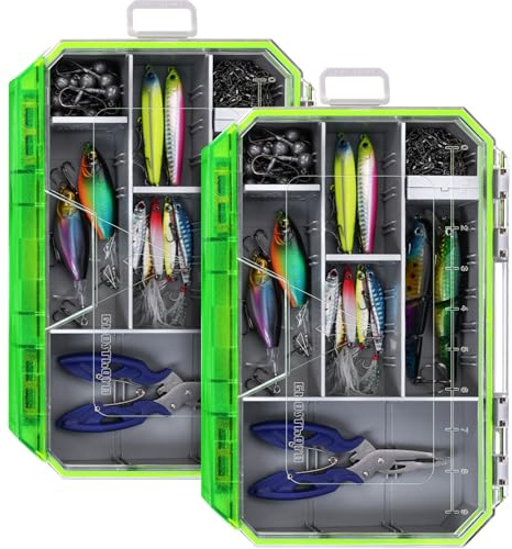 Ghosthorn Waterproof Fishing Tackle Box Trays Organizer Lure Storage 3600*2