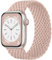 Maledan Tressé Bracelets Compatible avec Apple Watch Bracelet 40mm 41mm 38mm pour Femme Homme, Bracelet élastique réglable de Sport pour iWatch SE Series 9 8 7 6 5 4 3 2 1 Ultra, Rose