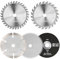 5 Stück Hartmetall Kreissägeblätter 85mm Innendurchmesser 10mm, HSS/TCT/Metal/Diamant Sägeblatt 24/36/80 Zähne für Holz/Metall/Kunststoff