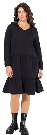 Ulla Popken Sweatkleid mit Kapuze