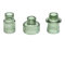 Kerzenhalter Stabkerzenhalter 3PCS Glas Kerzenständer Romantische Esstisch Kerzenhalter Valentinstag Bunte Wohnkultur Jahrestag Dekoration(Green)
