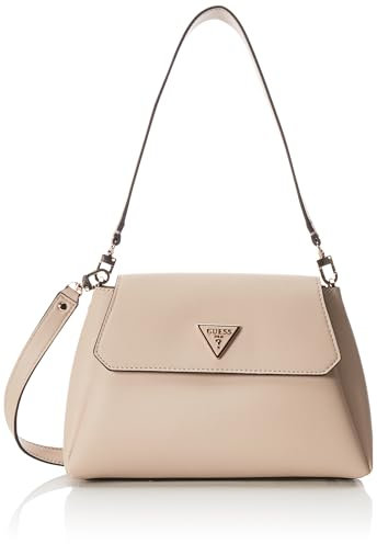 GUESS Sora Girlfriend Flap Shoulder Bag Stone