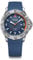 WENGER Herren Armbanduhr Seaforce, Ø 43 mm, Swiss Made, Analog Quarz, Wasserdicht bis 200 m, Silikon-Armband, Blau, 01.0641.140