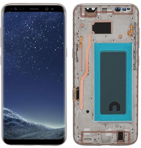 Gugxiom AMOLED pour S8 Écran de Remplacement pour S8, LCD pour S8 Display pour G950 SM G950F G950A G950P G950R4 Pièce de Réparation avec Cadre, 5,8 Pouces