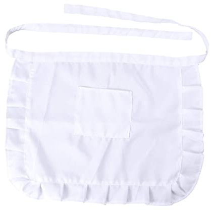 GREENADSCAPE Grembiule Da Cameriera Costume Da Cameriera Donne Grembiuli Vintage Da Donna Domestica Grembiule Grembiule Da Panettiere Grembiuli Da Ristorante Bavaglini Da Donna Bianca