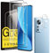 Coiwxmoi [2+2 Pièces Verre Trempé pour Xiaomi 12 / 12X 5G avec Protection Caméra Arrière, Ultra Résistant Film Protection Écran, HD Sans Bulles, Dureté 9H Glass, Vitre Protecteur, Clear