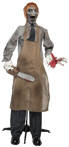 Boland - Interaktive Halloween Dekoration | gruselige Horror Dekoration, stehende Figur für Karneval und Mottoparty