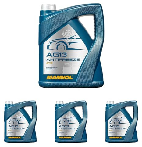 MANNOL Antifreeze AG13 Hightec 5 L (Packung mit 4)