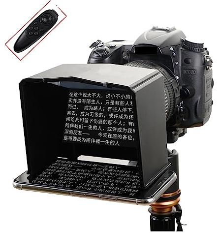 Teleprompter, Smartphone-Teleprompter, Kamera, Fotostudio, Interview, Video-Prompter, Monitor, Teleprompter