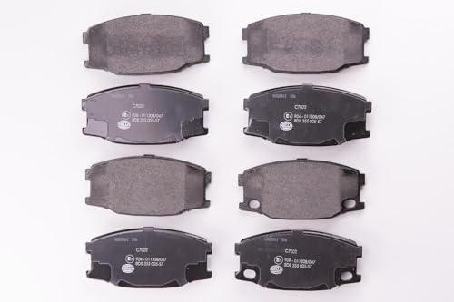HELLA 8DB 355 005-571 Bremsbeläge - für Verschleißwarnanzeige vorbereitet