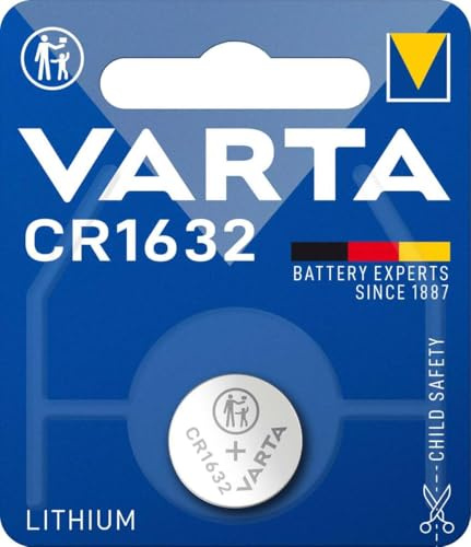 Varta 6632112401 – Lithium Battery (CR-1632, 3V) Silver Colour