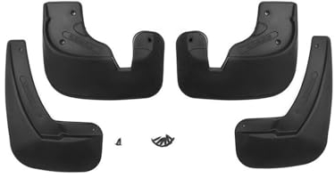 OMAC Schmutzfänger Kotflügel kompatibel mit Renault Sandero Stepway 2010-2012 ABS Schwarz 4X