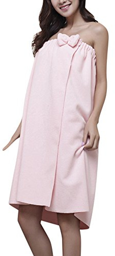 ZiXing Sauna Kilt for Women, Kuschelweicher Sarong Kilt mit Klett und Spa Hair Handtuch Wrap