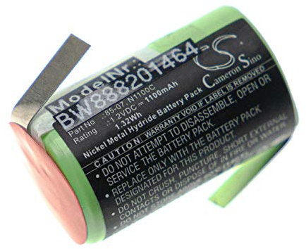 vhbw Akku Ersatz für Panasonic 85-07, N1100C für Rasierer Haarschneider (1100mAh, 1,2V, NiMH)