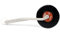 1pc Weinlese Vinyl Record Pizzaschneider Neuheit Quirky Pizza Rollschneider Tragbares Küche Pizza Brot Kuchen Pizza Roller Schwarz