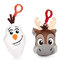 Whitehouse Frozen 2, Bagclip 3D und 2D Plüsch Schlüssel-Anhänger 4 versch. Figuren Set, 12,5 cm ORIGINAL Plüschfigur, super weiches Kuscheltier für Ranzen Rucksack Tasche (Olaf & Sven, 2D)