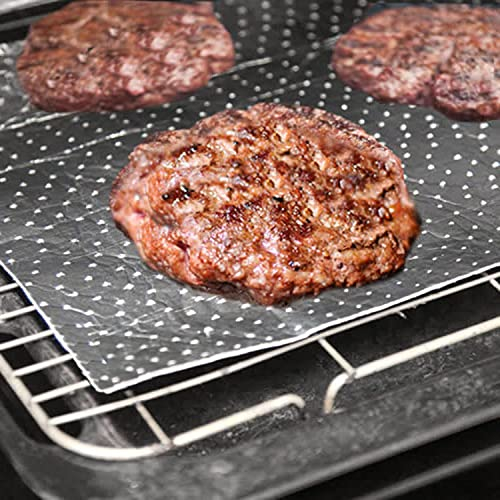 Mega_JumbleSale® Fat Controller Grill Pan & Oven Protective Grease Absorbant Tray Pads (Pack of 2 x 10), Silver (FP-80)