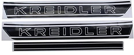 Tankaufkleber Sticker Dekor Aufkleber Satz schwarz/weiß Tank kompatibel mit Kreidler Florett RS RMC K54 S B 5 LF F