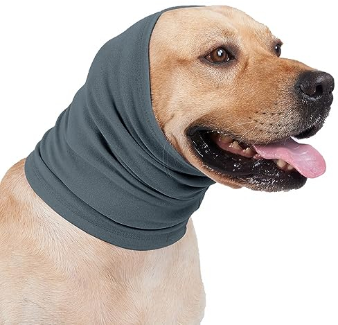 MiOYOOW Paraorecchie per cani, manicotti, protezione dal rumore, protezione per le orecchie per cani, per mantenere al caldo, riduzione del rumore, rilassamento