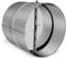 WeCooper Connector with backdraught Shutter 100mm, Non Return 4-Inch Damper Flap to Connect Duct Pipe