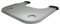 JEESHAN Plateau amovible pour fauteuil roulant pour adultes, personnes âgées, pour manger, lire, en plastique ABS robuste, table de salle à manger avec porte-gobelet, facile à installer et à enlever