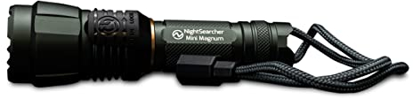 NightSearcher Rechargeable Torch - Mini Magnum Flashlight - Super Bright, 2000 Lumens High Powered, Rechargeable LED Hand Torch