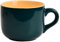 Tazze da Caffè in Ceramica da 650ml con Manici Tazze per la Colazione Tazza in Ceramica Resistente Al Calore Ispessita Tazze di Grande Capacità per Farina d'Avena, Succo di Frutta, Latte(verde)