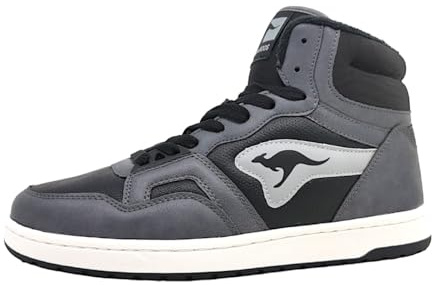 KangaROOS K-Slam Point Mid Damenschuhe Stiefel Schnürer Grau Freizeit, Schuhgröße:43 EU