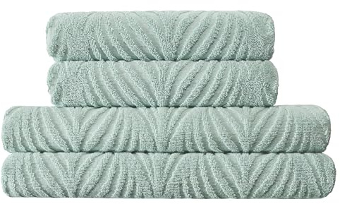 Kleine Wolke Frottier Duschtuch Leaf Maledivia 70 x 140 cm