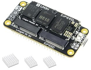 Longan Pi 3H 4GB LPDDR4 Allwinner H618 Linux Single Board Computer Wireless Dual Band WiFi Development Board with Gigabit Ethernet Port, Support HDMI 4K Display, Android Debian OS (2+32GB)
