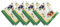 Elrene Home Fashions Villeroy & Boch French Garden Fleurence Dinnerservietten, flecken- und wasserabweisend, 53,3 x 53,3 cm, 4 Stück