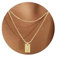 BodyBonita Dainty Gold Necklace for Women - 14K Gold Plated Layered Z Initial Necklaces Trendy Waterproof Gold Jewelry Letter Name Necklace