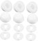 Hemobllo 6 Pack Toilet Bolt Caps Decorative Screw Covers Toilet Floor Bolt Caps Universal Fit Easy Install