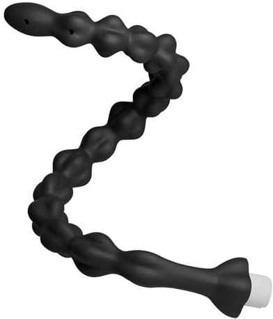 BDSMYEE Analdusche für Analverkehr,Po Dusche 51cm mit 16 Analkugeln,Einlauf Klistiere zur Darmreinigung Intimdusche Irrigator Darmspülung erotisches Sexspielzeug für Paare Frauen Männer (16 Ball)