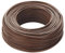 Cavo Elettrico Unipolare Isolante FS17 Matassa da 100 MT per impianti casa aziende edili Colore Blu- Nero-Marrone-Giallo/Verde (4 mm) (MARRONE)
