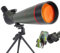 25-75x100 Spektiv für Zielschießen - HD Spektiv mit Stativ Tragetasche & Smartphone Halterung - BAK4 Spektiv für Vogelbeobachtung Jagd Wildtierbeobachtung (MY-GN0041G)