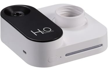 Fuhjythy Mini Camera Shape Humidifier USB Portable Large Mist Volume Desktop Water Bottle Humidifier for Bedroom Office A