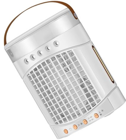 SELVFZ Electric fan,Oscillating Tower Fan with Misting Feature 3 Speed Setting 600ml Water Tanks Bladeless Desk Fan for Home and Office