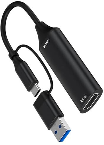 Video Capturing Card USB+Type C To HDTV USB Video Capturing Device Convert Digital Converter For PC HDTV Laptop Gaming Card