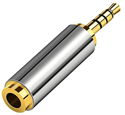 Ddujbtp 3.5mm To 2. Stereo Adapter 1/8'' (3.) Male Plug To 2. Female Socket For Headphone Adapter Connector Plug