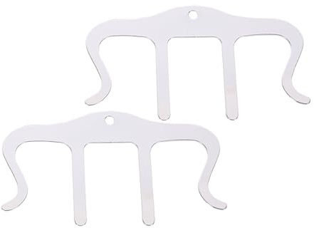 Ttdesefu 2 Pack Metal Black Music Book Clips Page Holders for Reading, Sheet Music Stand, Piano, Book & Keyboard Ideal for Musicians (Silver)