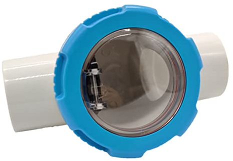 Nukinp Clapet Anti-Retour de Piscine, Accessoires Transparents Anti-Retour pour piscines 63MM