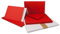 50x Faltkarten Set DIN A6/C6 mit Brief-Umschlägen in leuchtendes Rot - inklusive Einleger - 14,8 x 10,5 cm - Premium Qualität - FarbenFroh