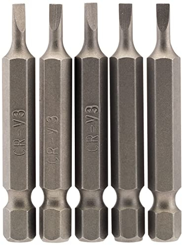 Draper 64267 3mm 1/4 hex. Plain Slot Insert bit 50mm Long x 5