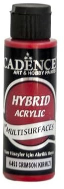 Cadence Pintura Acrílica Multisuperficie Hybrid Rojo Carmín Ref. H053