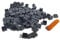 Lego® Steine dunkelgrau - 100 Stück 2x2 Bausteine - Lego® Classic Basic - Konstruktionspielzeug, Lernspielzeug zur Entwicklung und zum Lernen für Kinder ab 3 Jahre